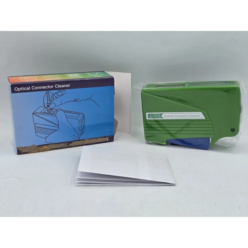 Optical Fiber Connector Cleaner KCC-550 Fiber Cleaning Box Cassette‎ 500 times